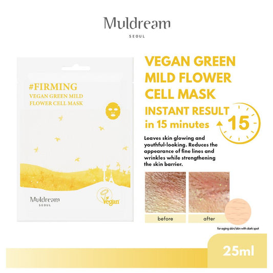 MuldreamMuldream Vegan Green Mild Flower Cell Mask 25ml (10 sheets)8809443284266