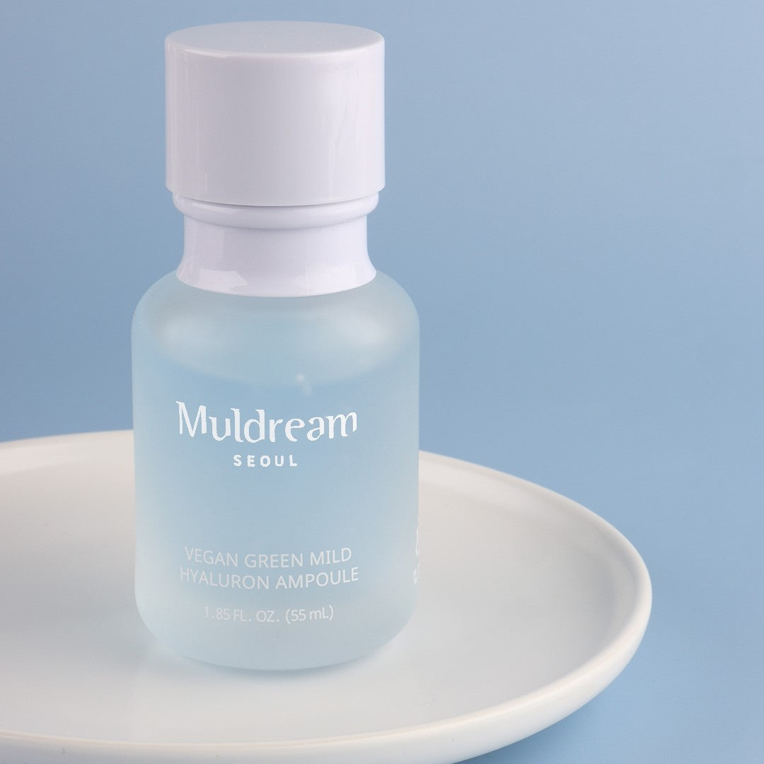 Muldream Vegan Green Mild HYALURON Ampoule 55ml - SkinCureAsia