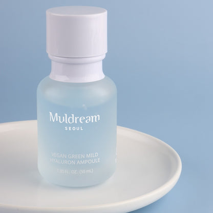 Muldream Vegan Green Mild HYALURON Ampoule 55ml - SkinCureAsia