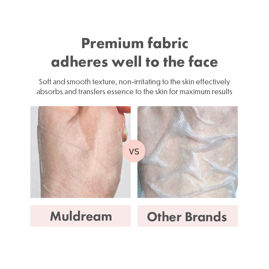 Muldream Vegan Green Mild All-In-One Mask 25ml (10 sheets) - SkinCureAsia