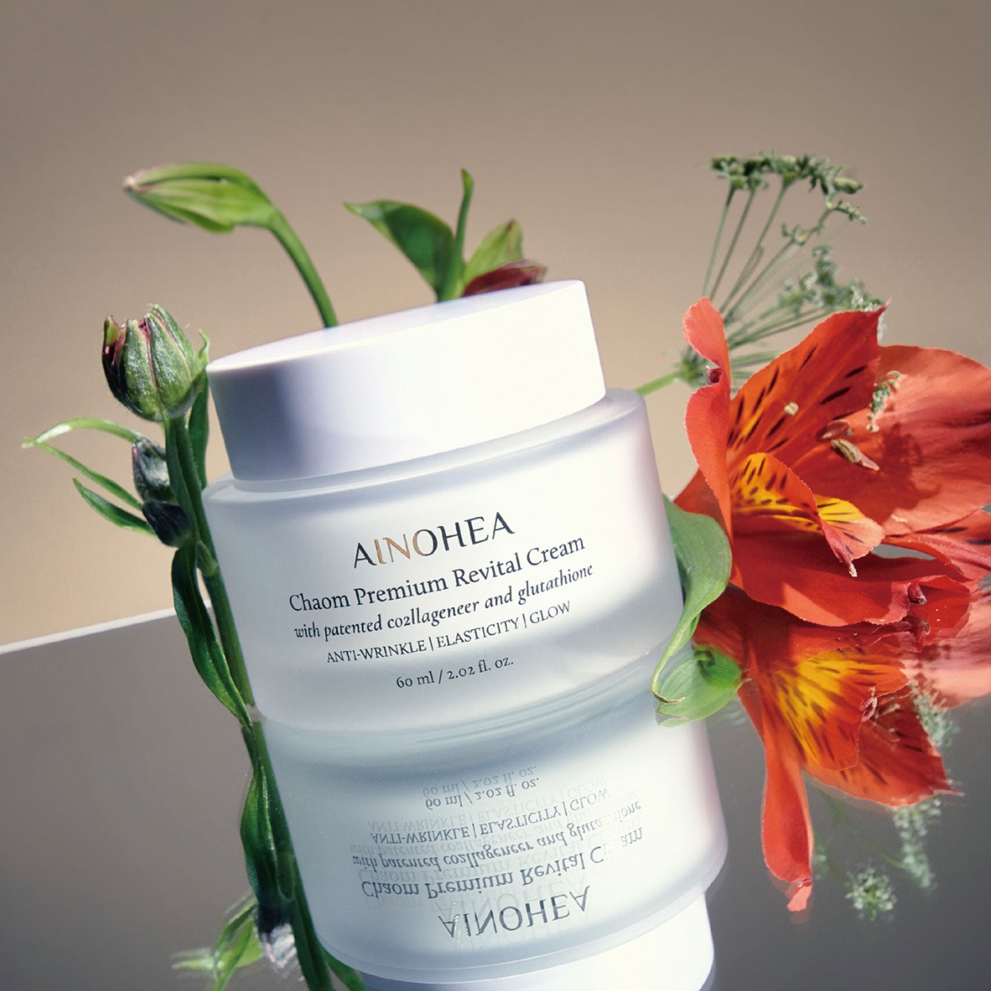 Ainohea Chaom Premium Revital Cream 60ml - SkinCureAsia