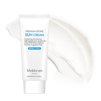 Muldream Premium Biome Sun Cream 50ml - SkinCureAsia