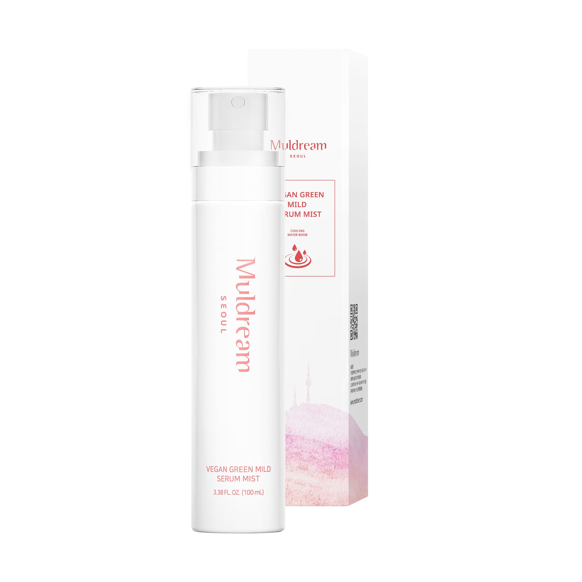 Muldream Vegan Green Mild Serum Mist 100ml - SkinCureAsia