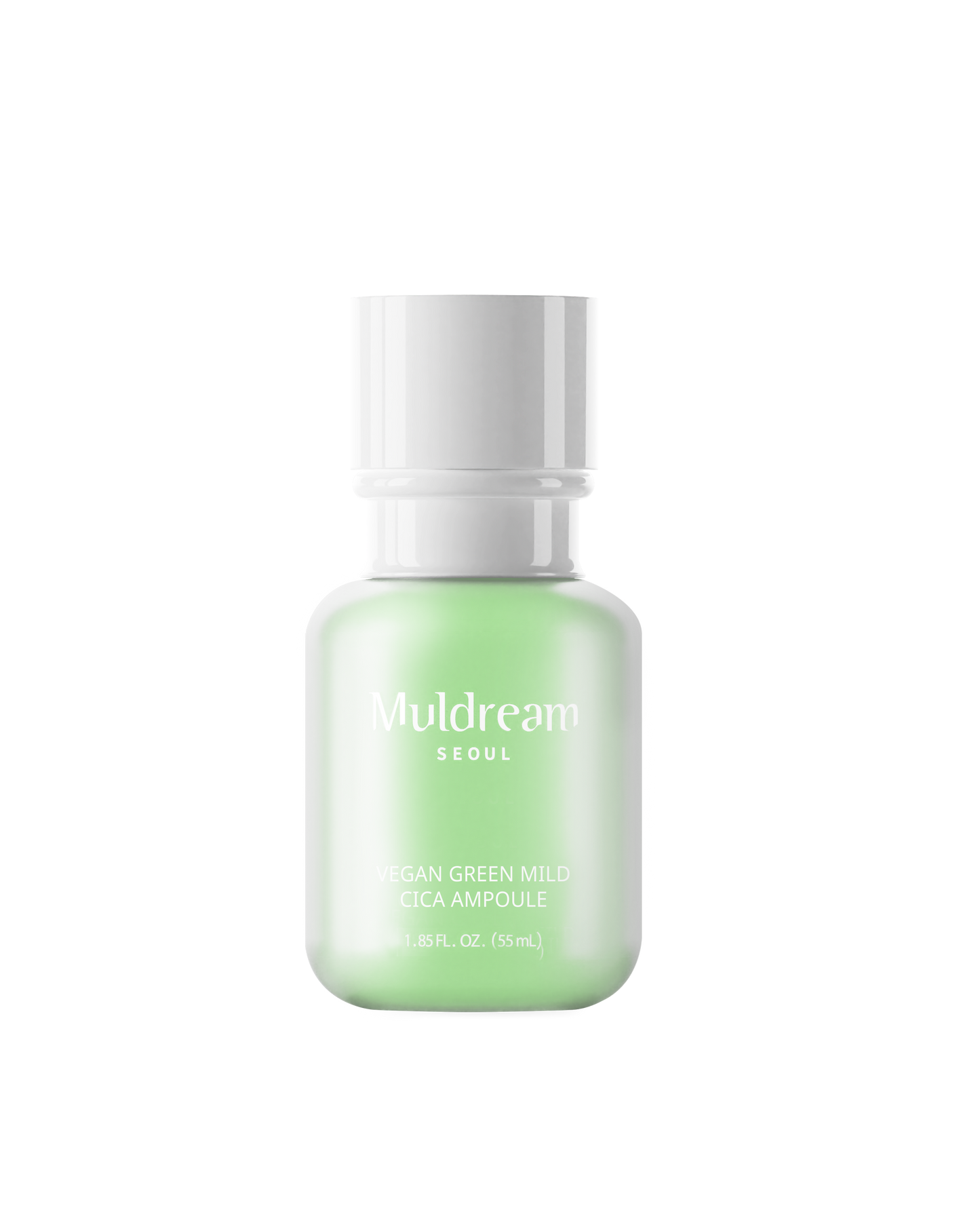 Muldream Vegan Green Mild CICA Ampoule 55ml (For Calming) - SkinCureAsia