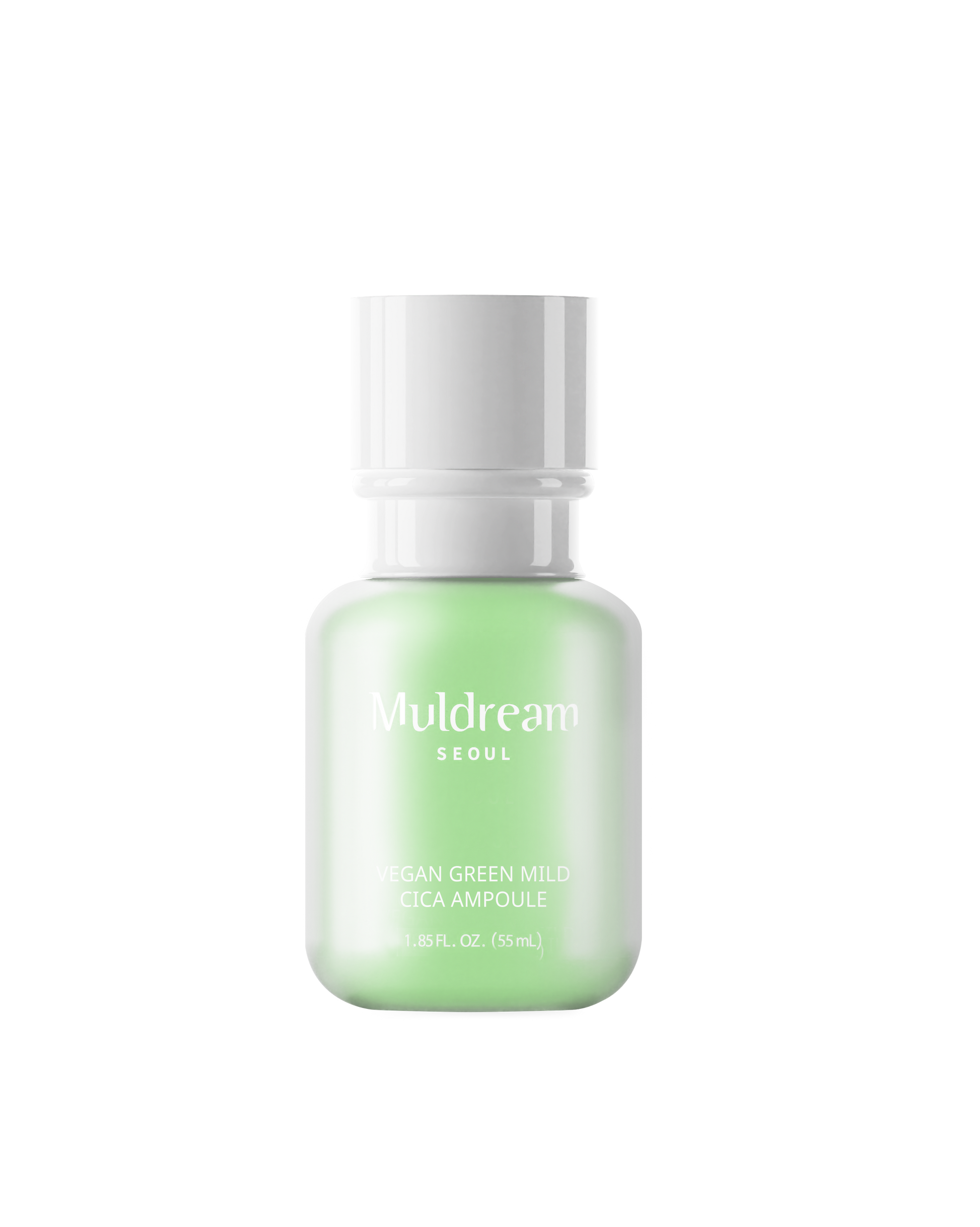 Muldream Vegan Green Mild CICA Ampoule 55ml (For Calming) - SkinCureAsia