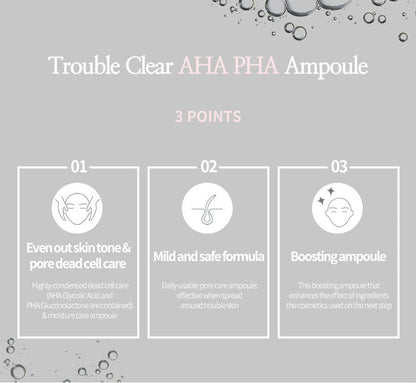 MuldreamMuldream Trouble Clear AHA PHA Ampoule 50ml (For Moisturizing)8809328355012