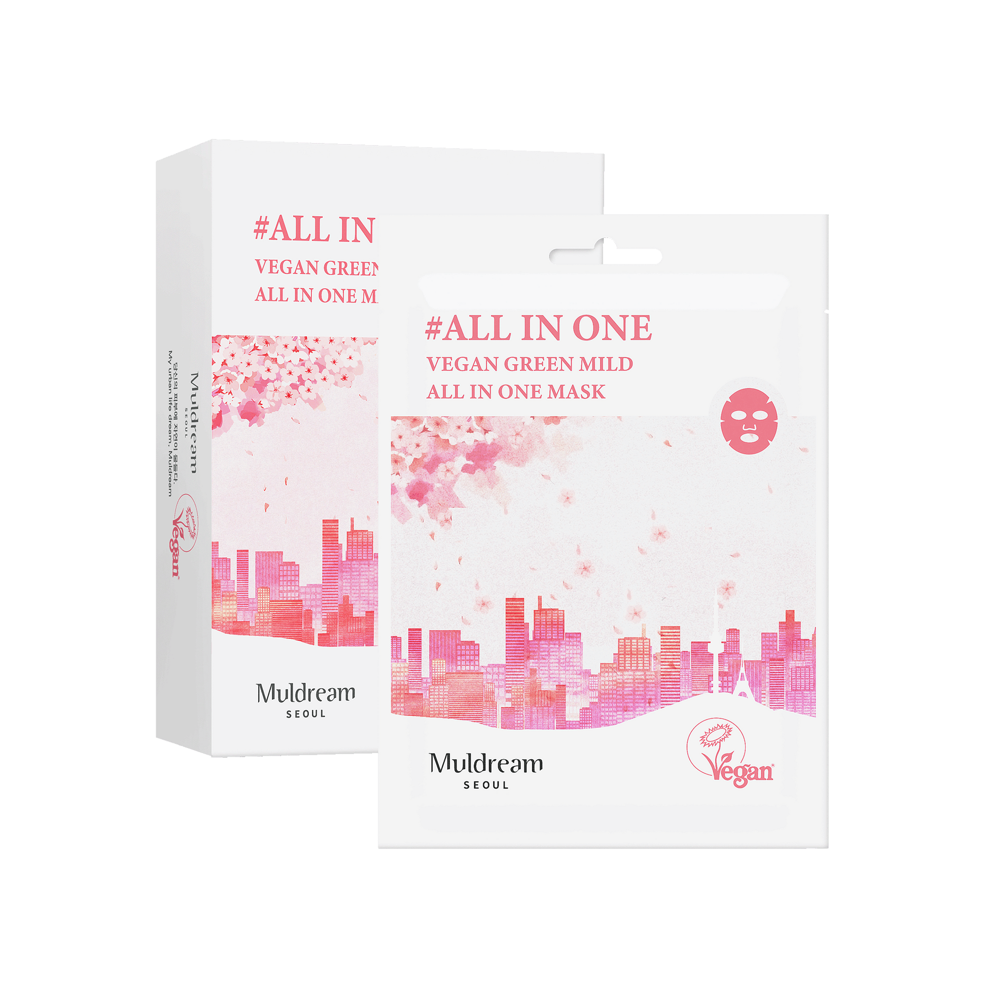 Muldream Vegan Green Mild All-in-One Mask