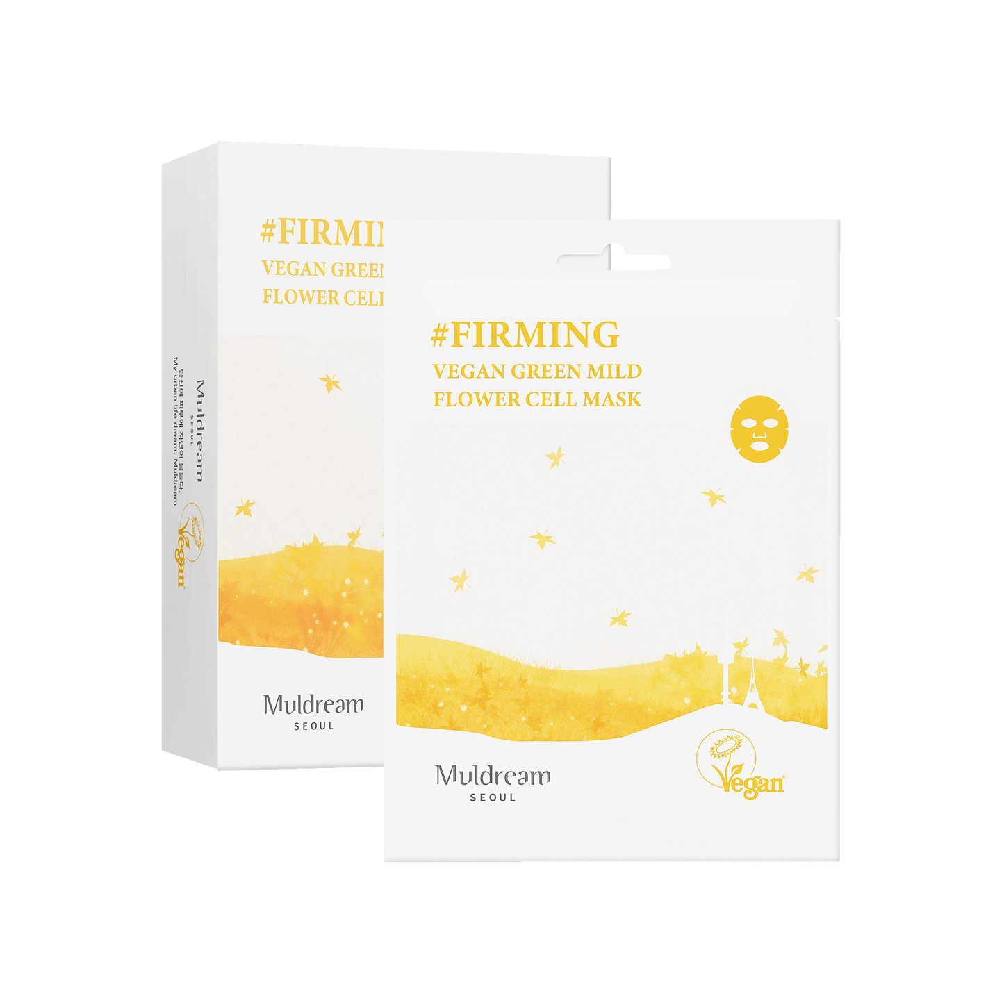 Muldream Vegan Green Mild Firming Flower Cell Mask