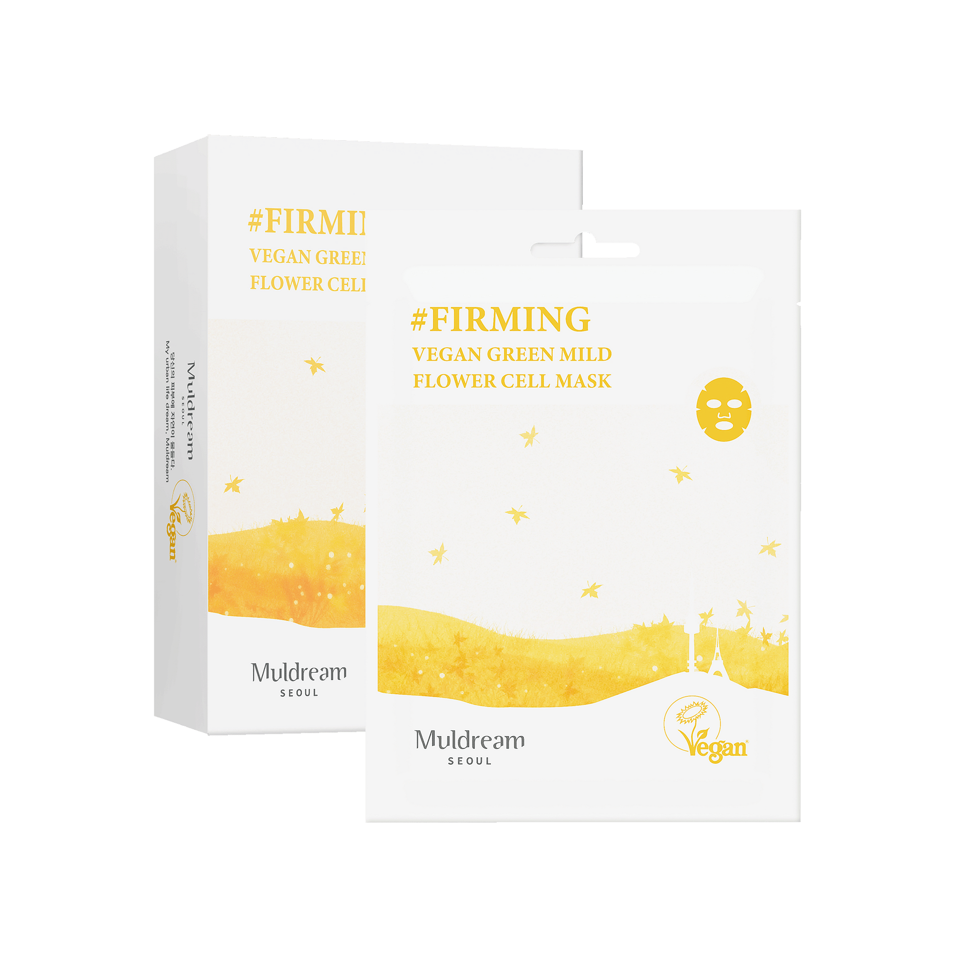 Muldream Vegan Green Mild Firming Flower Cell Mask