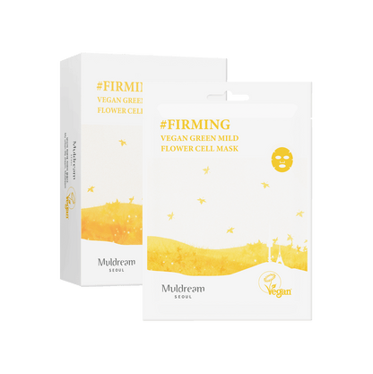 Muldream Vegan Green Mild Firming Flower Cell Mask