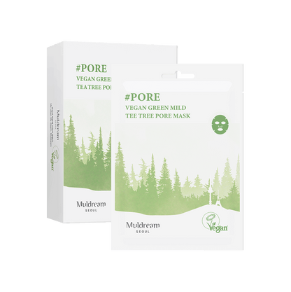 Muldream Vegan Green Mild Tea Tree Pore Mask